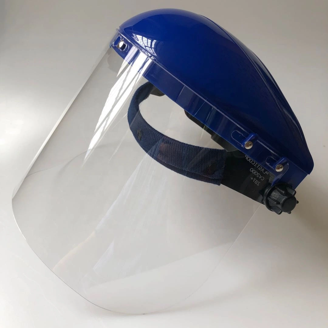 Anti-Heat Chemical Splash Resistance PC Plastic Face Visor/Full Face Protective Safety Industrial Face Shields