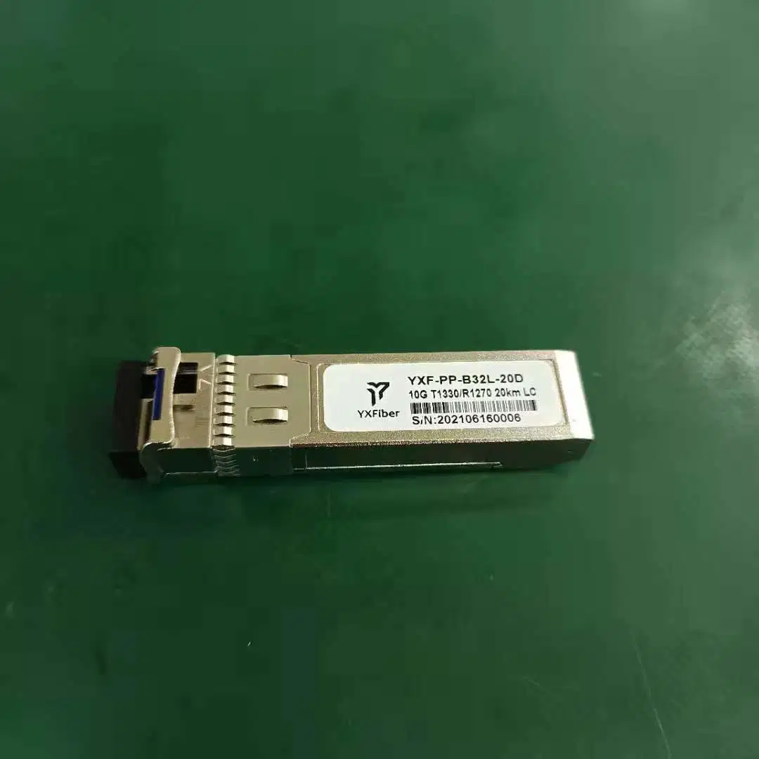 El transceptor 10g de fibra óptica bidireccional1270nm de longitud de onda del módulo Rx/Tx 1330nm a 40km Distrance