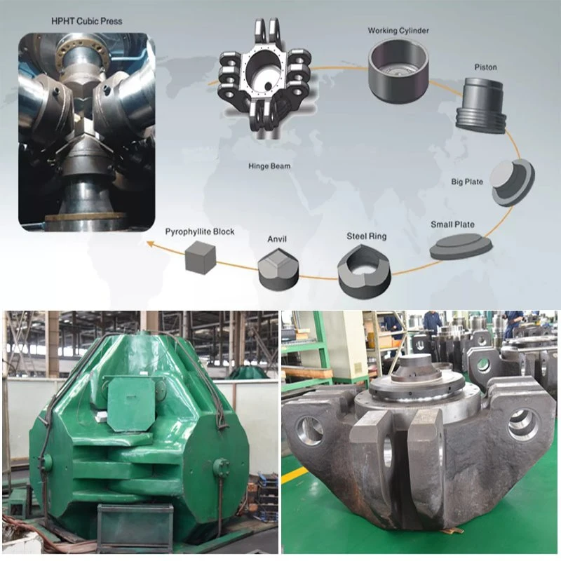 Superharte Materialien Cubic Synthetic Diamond Press Ersatzteil