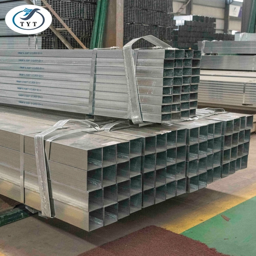 Hot Dipped Gi Square Steel Pipe Carbon Material Tianjin Manufacture