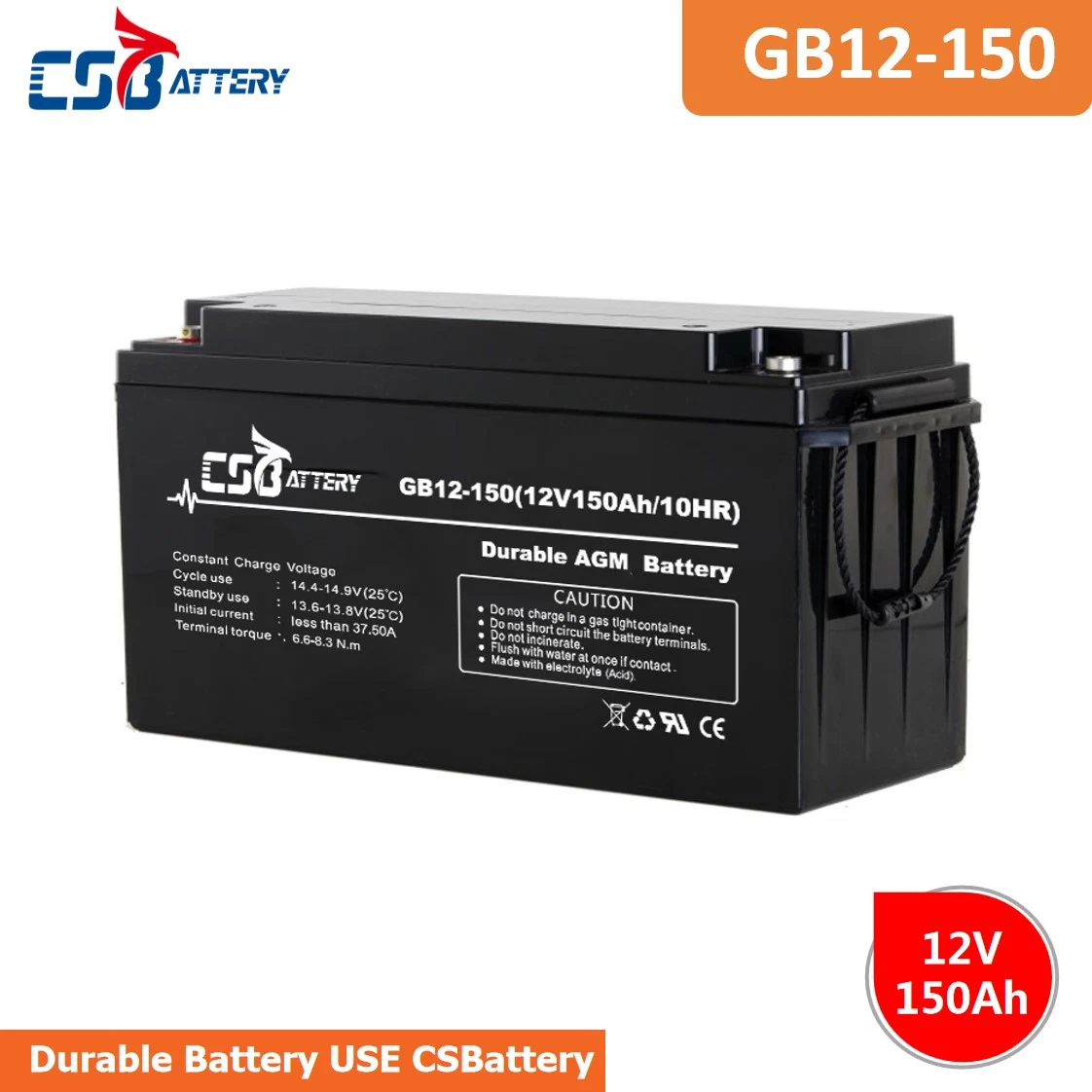 Csbattery 12V90ah бесплатное поддержание свинцово-кислотный аккумулятор VRLA/аккумулятор для/Солнечная задняя часть Вверх/Домашнее использование-хранение/Boo