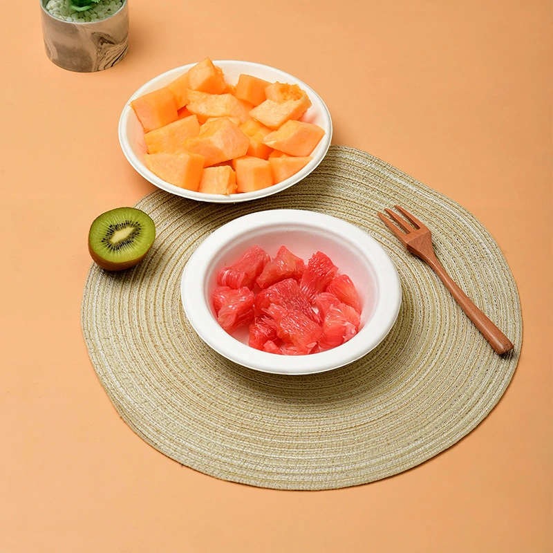 100% Compostable Biodgradble Disposable Bowls Paper Bowls for Hot and Cold Food