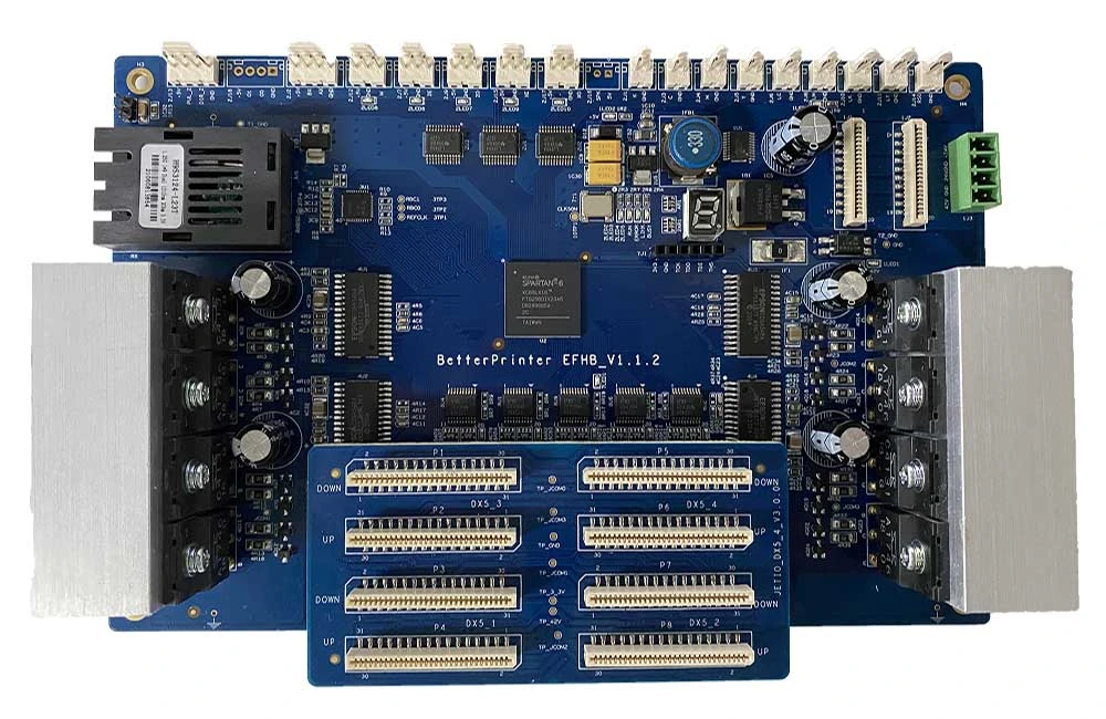 UV Flatbed Printer Dx5 Four Head Printer Board Industrial Electronic Board Kit Image Printer Textile Digital Oval Printer