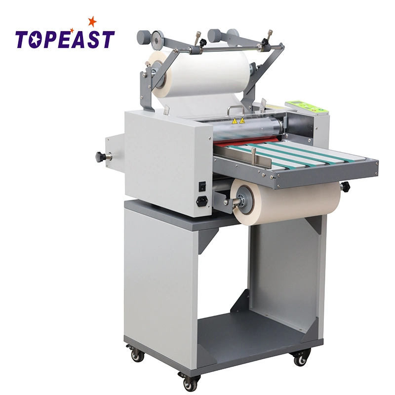 A3 Auto Feeding Paper Hot and Cold Roll Laminating Machine with Conyevor Belt L389