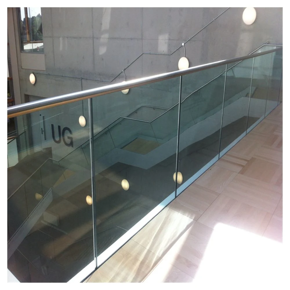 Prima Glasgeländer Luxus modernes Design Stil Indoor Stair U Kanalgeländer