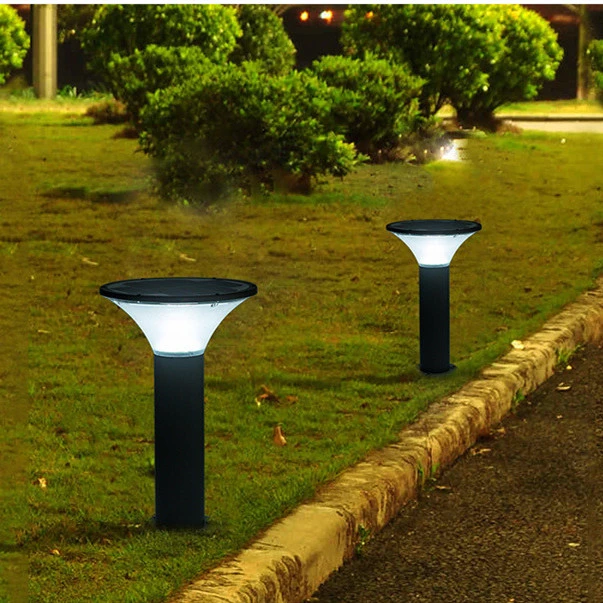 Aluminum Auto on /off Solar Power LED Garden Lawn Lamp