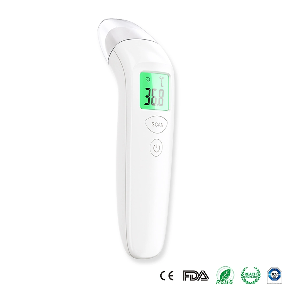 Digital Infrared Forehead Thermometer Non-Contact LCD Display Body Temperature Scanner Smart Electronic Thermometer