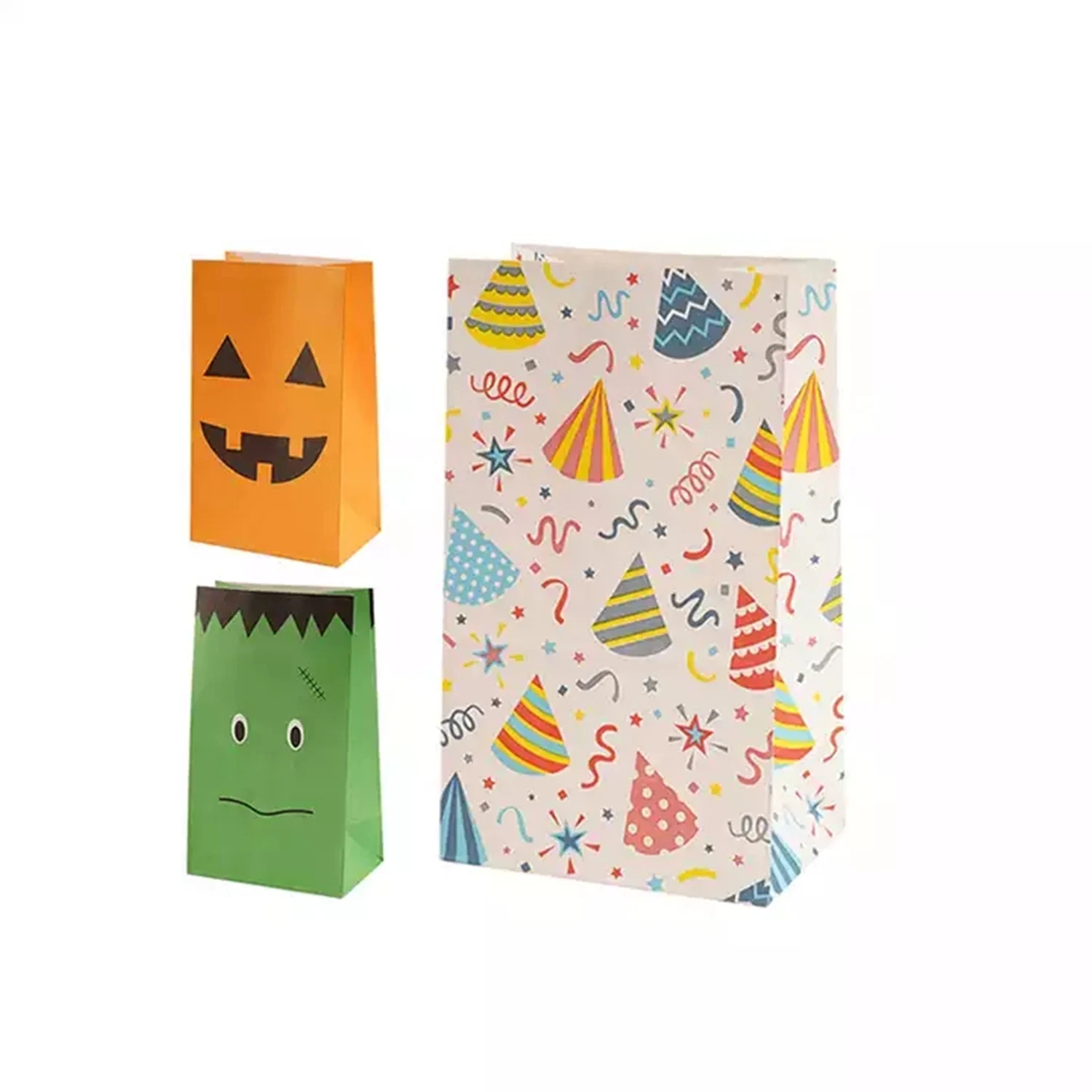 Los niños Halloween Trick parte Bolsas de regalos para el truco o trato Candy Embalaje de regalo Bolsa Bolsas de regalos