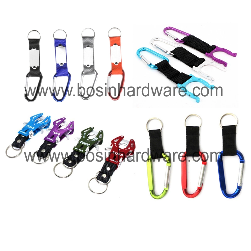 Metal Aluminum Alloy Fish Carabiner Keyring