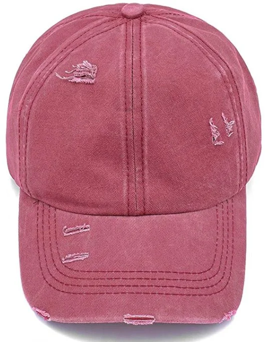 Wholesale/Supplier Custom Washed Distressed Cap, Adjustable Baseball Cap