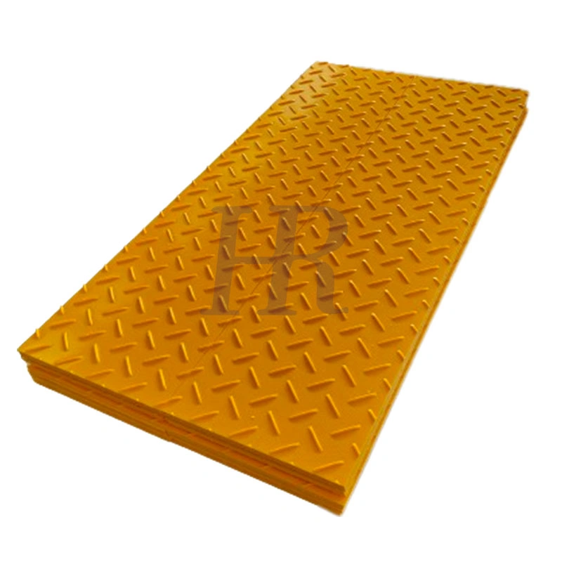 1/2' Thickness Customized HDPE Ground Protection Mat with Handles Connectors for Lawn