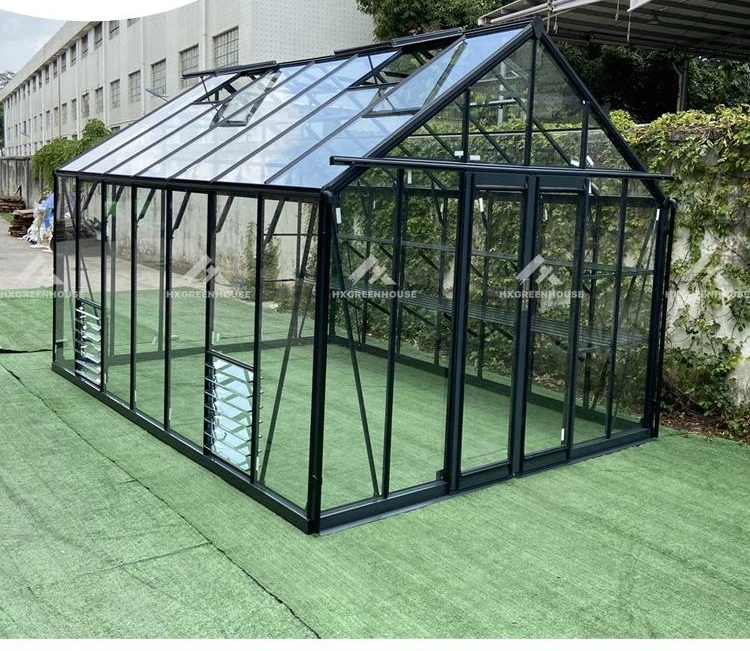 8X20 Walk in Greenhouse Aluminium Polycarbonat Gewächshaus Winter Container Grün Haus für Tomaten