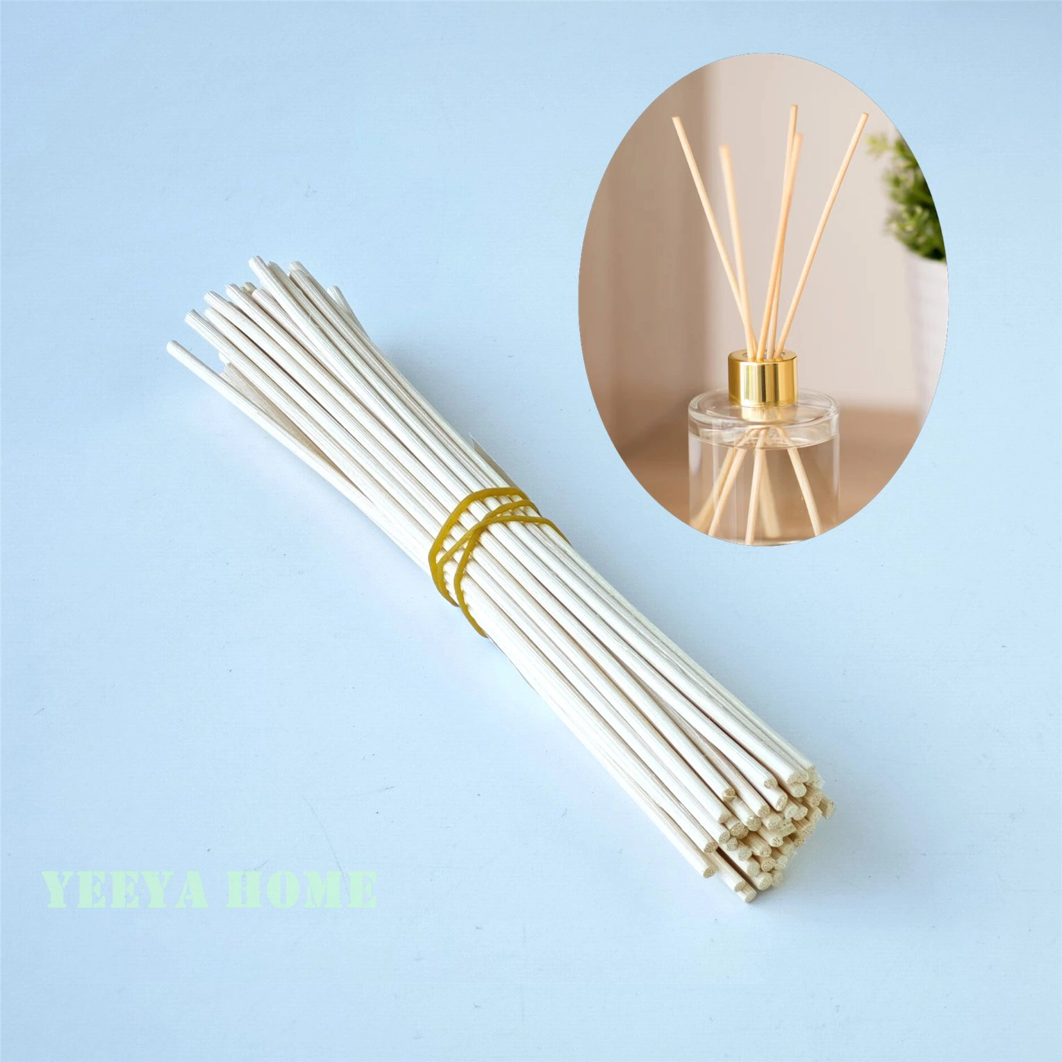 Colorful Black Air Freshener Fragrance Oil Reed Diffuser 3mm Rattan Stick