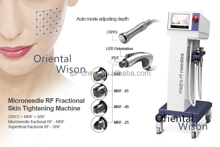 Fractional RF Micro Needle Wrinkle Remover Scarlet Fractional Micro-Needle Radio Frequency RF Skin Tightening Micro Needling Skin Resurfacing Clinic Beauty RF