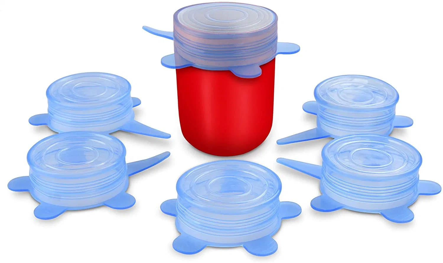 Food Grade Silicone Durable and Flexible BPA Free Suction Lids