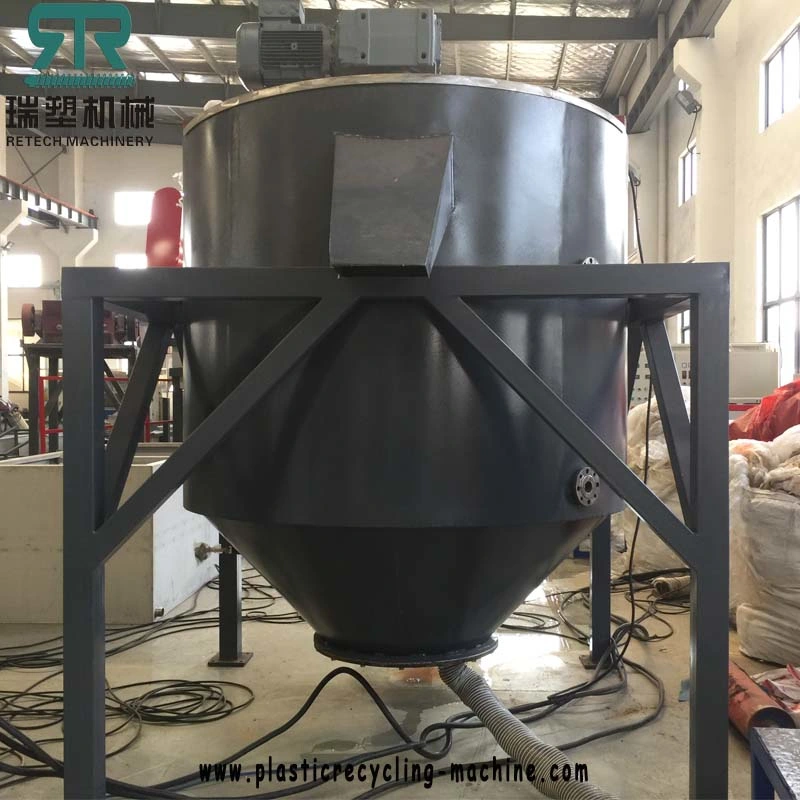 1000kg/Hr Steam/Oil Heating Pet Bottle Flakes Hot Washing Recycling Tank with Stainless Steel