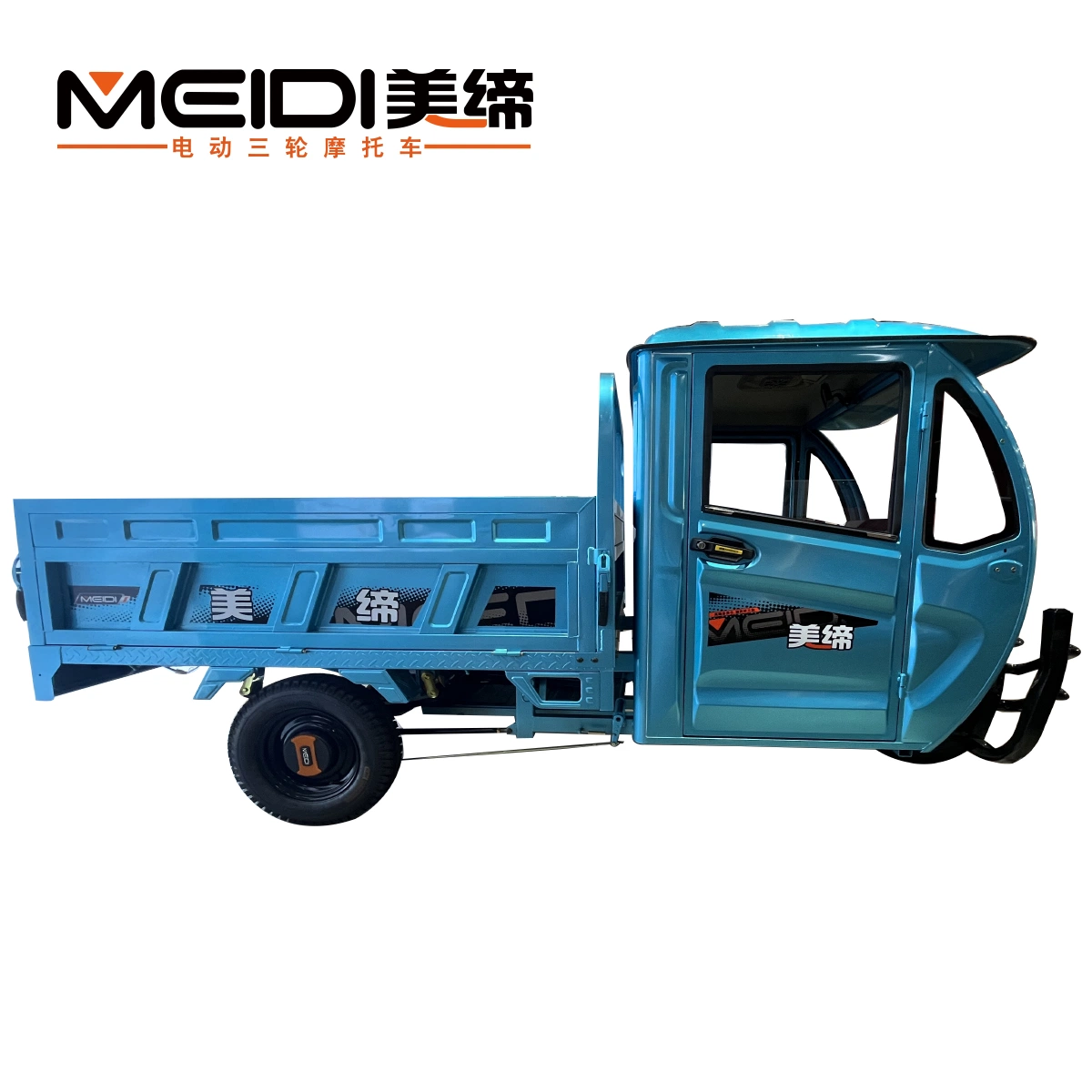 Semi Closed Electric Cargo Delivery Tricycle Motorcycle Electric Vehicle