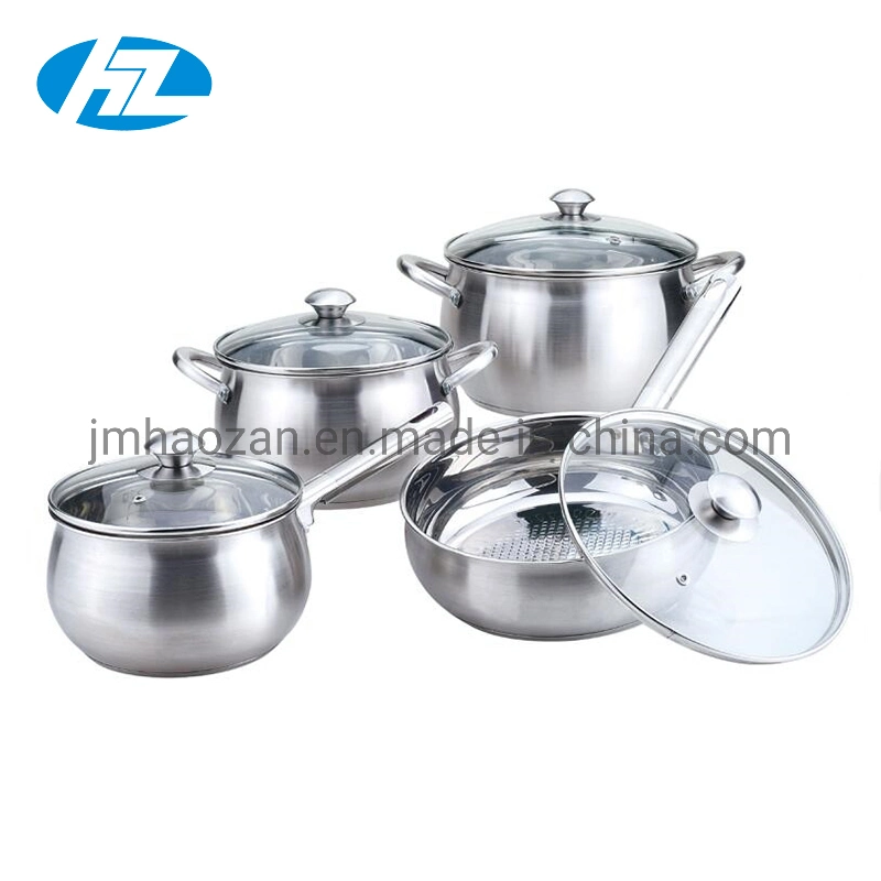 Acero inoxidable utensilios de cocina 6pzas Potset Forma del vientre