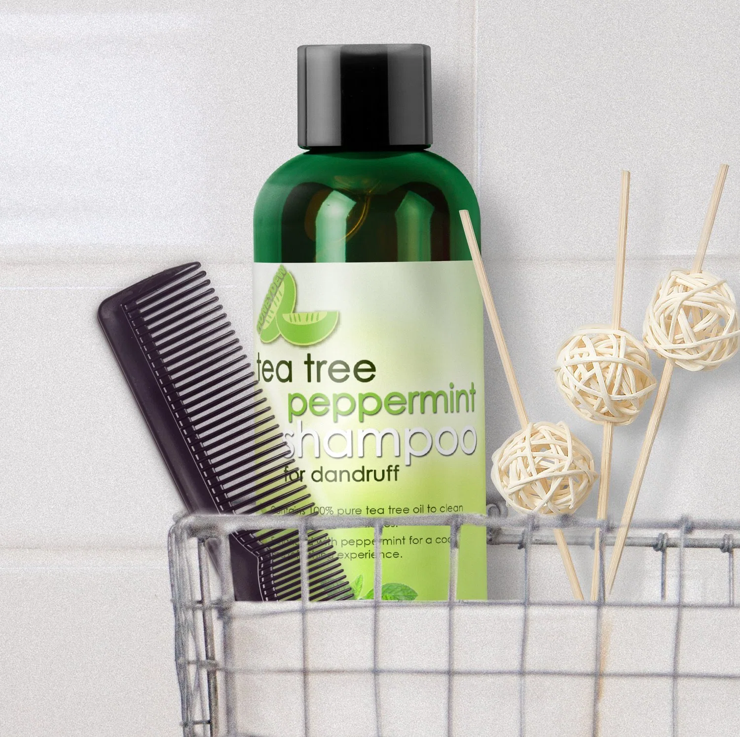 Natural Tea Tree Oil Natural Organic for Hair Loss Fall Set Travel Shampoo