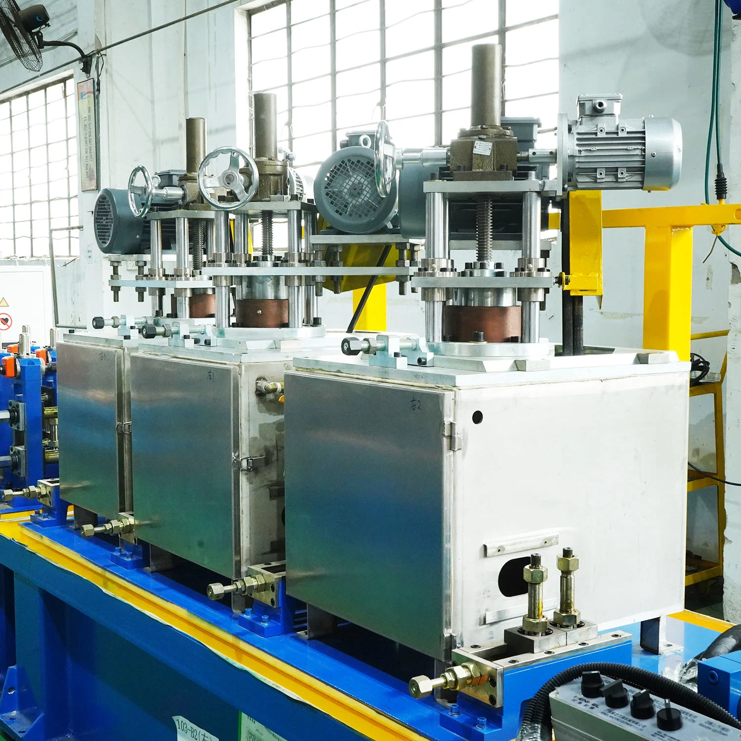 Stainless Steel Water Pipeline Manufacturing Machine Metal Tube Production Line