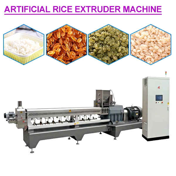 Re-Shaping Rice Extruder Machine/Fortified Rice Process Line/Rice Kernels Re-Make Production Plant