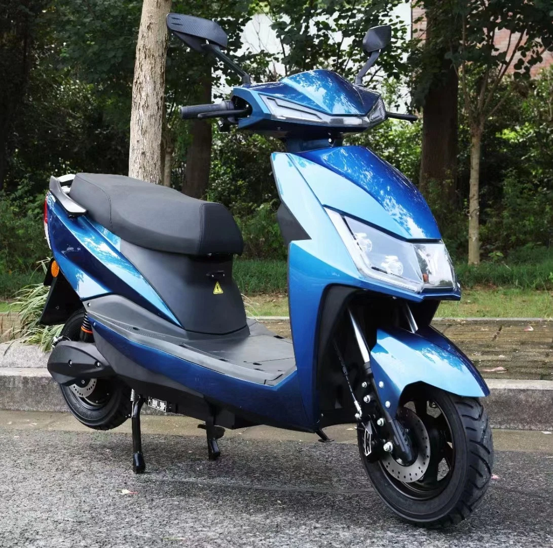 Doble rueda de aluminio ampliado motocicleta eléctrica Quitar la batería Seguridad Luz trasera 800W Nuevo diseño de scooter eléctrico de motor mini