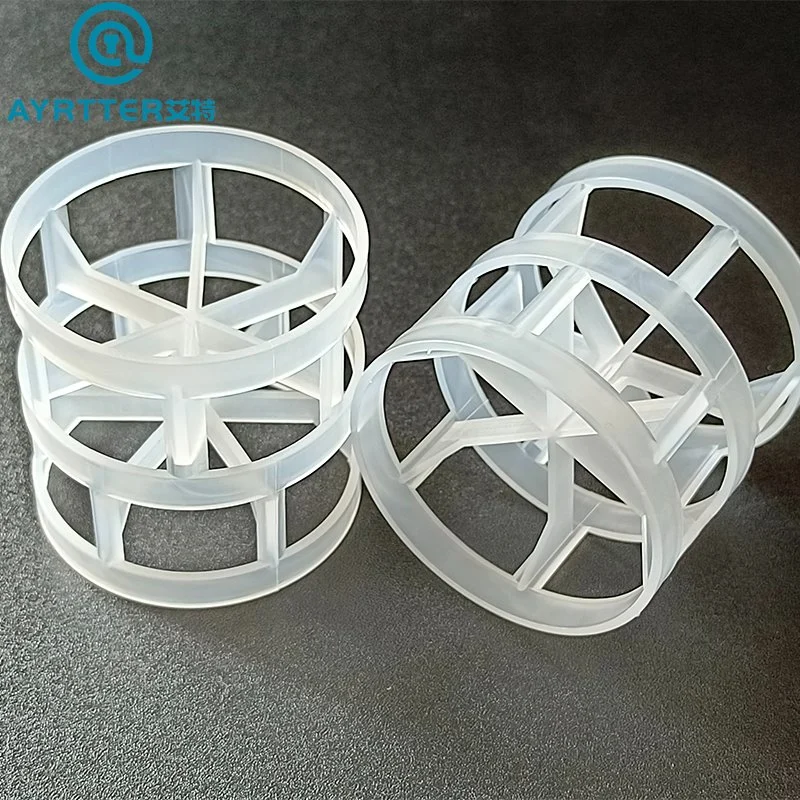 PP 16 mm Plastic Pall Ring for Distillation Plastic Tower Packing Manufacturer