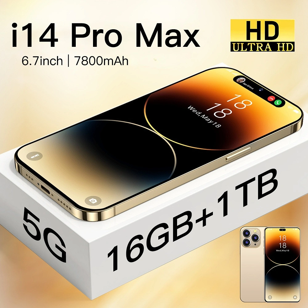 Wholesale/Supplier China High quality/High cost performance  I14PRO Max Global 5g Smart Phone