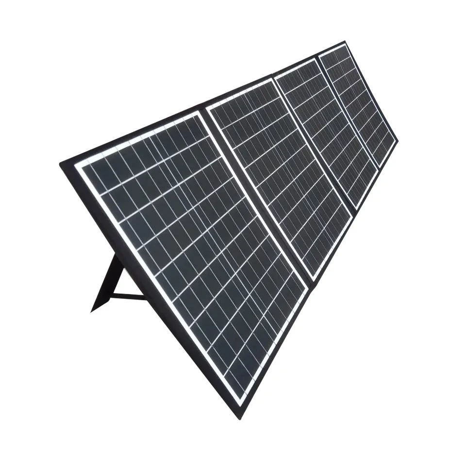 نظام تخزين الطاقة الهجين القابل للطي نظام تخزين الطاقة الشمسية بالكامل بما في ذلك 60 واط Solar Energy System Solar Panel 60 واط Solar Cell Solar الشاحن