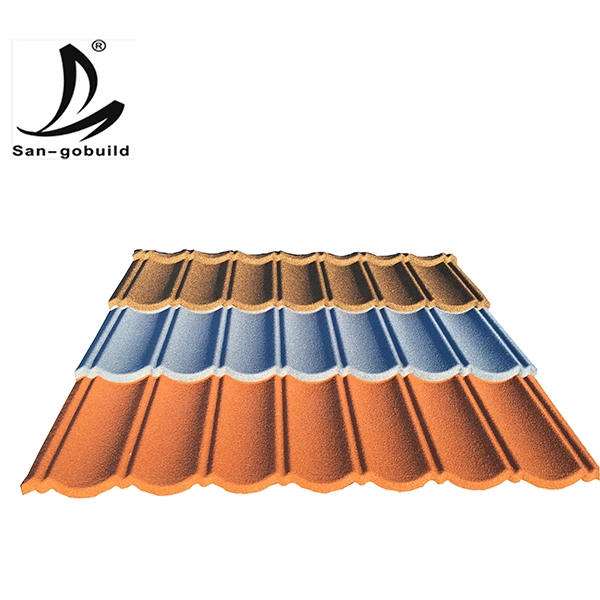 Modern Roofing Tiles Houses Building Materials Plain Types Tudor Roof Tiles Color Stone Coated Roofing Tiles for Construction