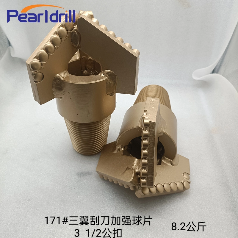 171mm 3 Wing Scraper Drag Drill Bits for Soft Formation Fast Drilling