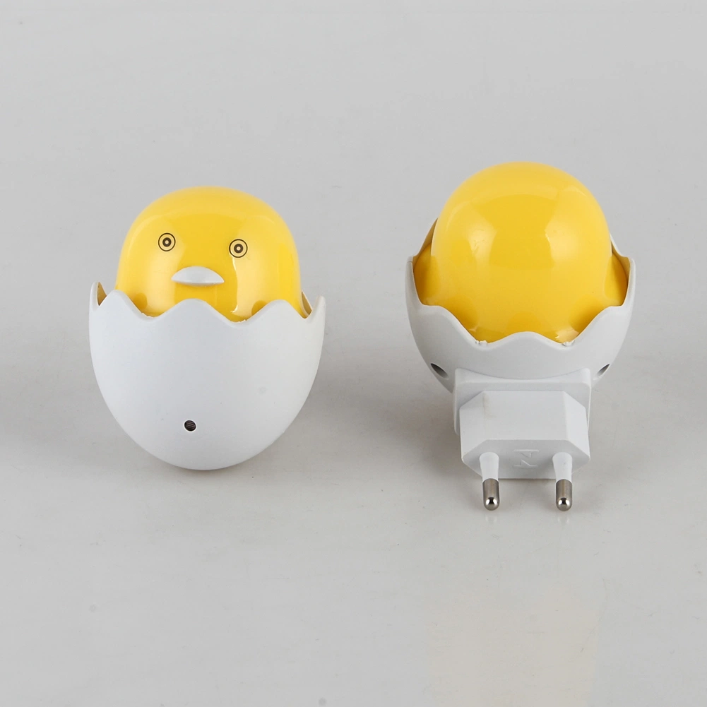 Yichen Cartoon Yellow Duck Shaped AC Power LED Night Sensor Light