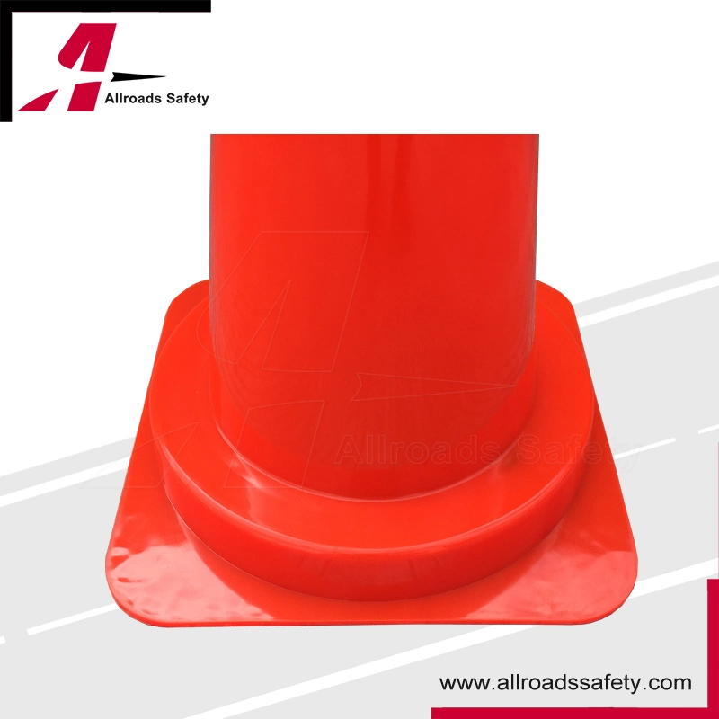 75cm PVC Traffic Control Safety Road Barrier Cone with White Reflective Tapes