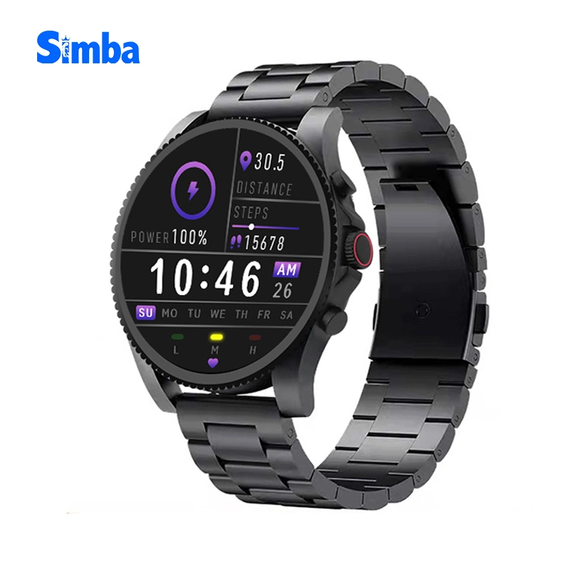 2023 New Product Round Screen Waterproof Talking C08 Steel Smart Watch