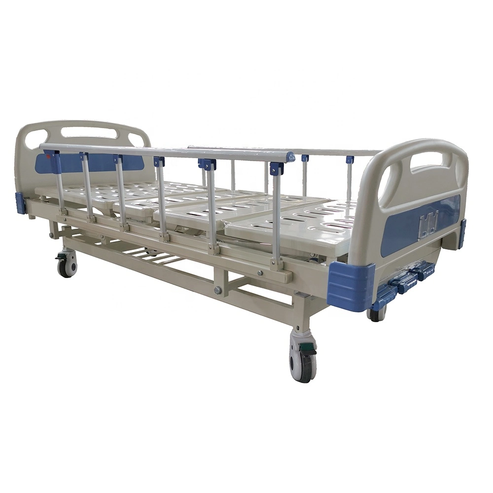 Hot Selling ABS Three-Crank Hospital Bed for Clinc and Hospital