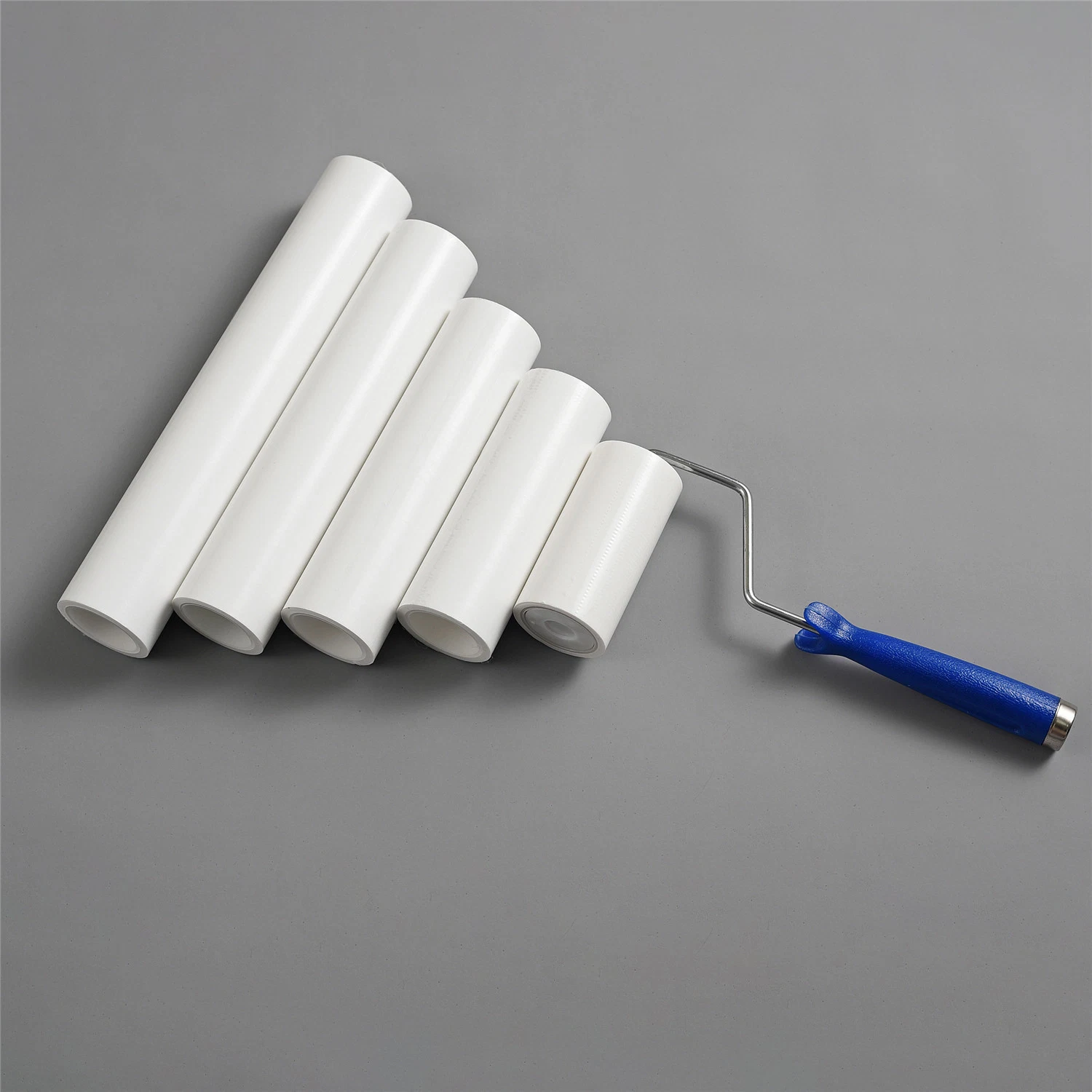 Cleaning Tools Cleanroom Supply White Color PE Sticky Roller 4inch