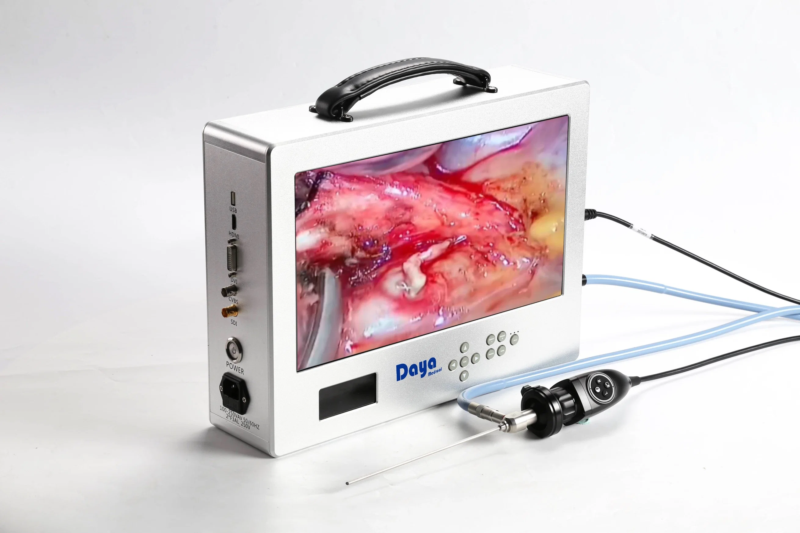 Endoscope médical Full HD de système de caméra avec source lumineuse à LED 80W et enregistreur vidéo USB