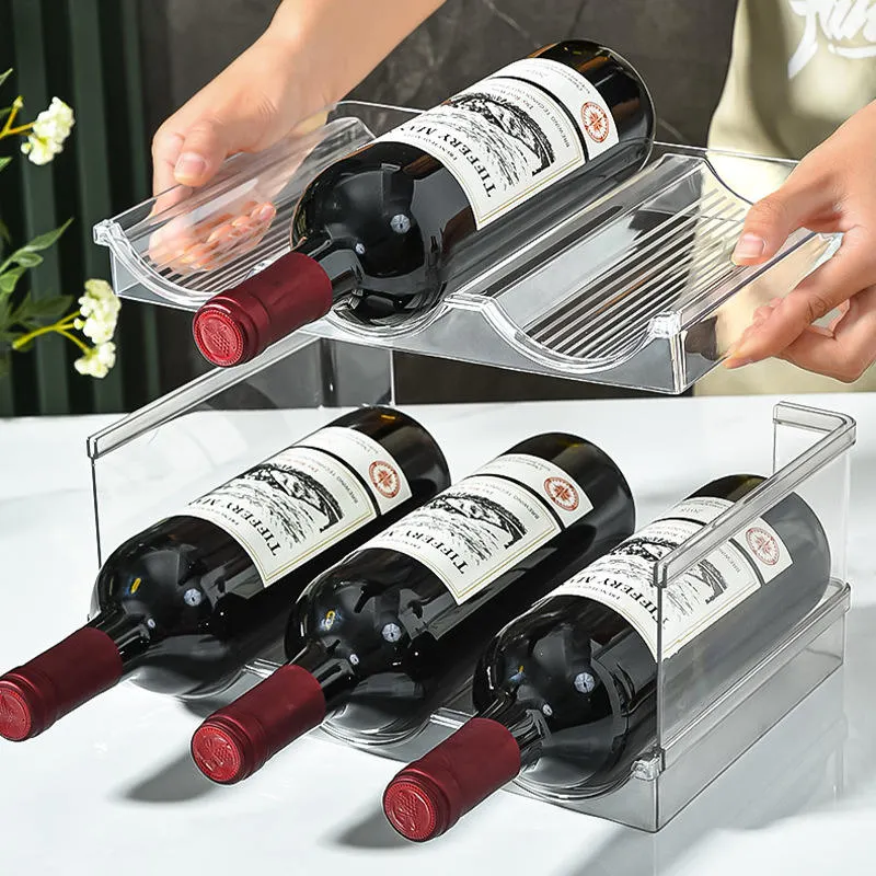 Wine Rack Home Wine Rack Ornaments Multi-Bottle Lattice Display Rack Shelves Storage