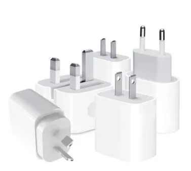 Acessórios móveis PD 20W Universal UK carregamento rápido para Apple Carregadores de telefone de parede iPhone 14 13 12 11 PD 20W Adaptador de alimentação USB-C.