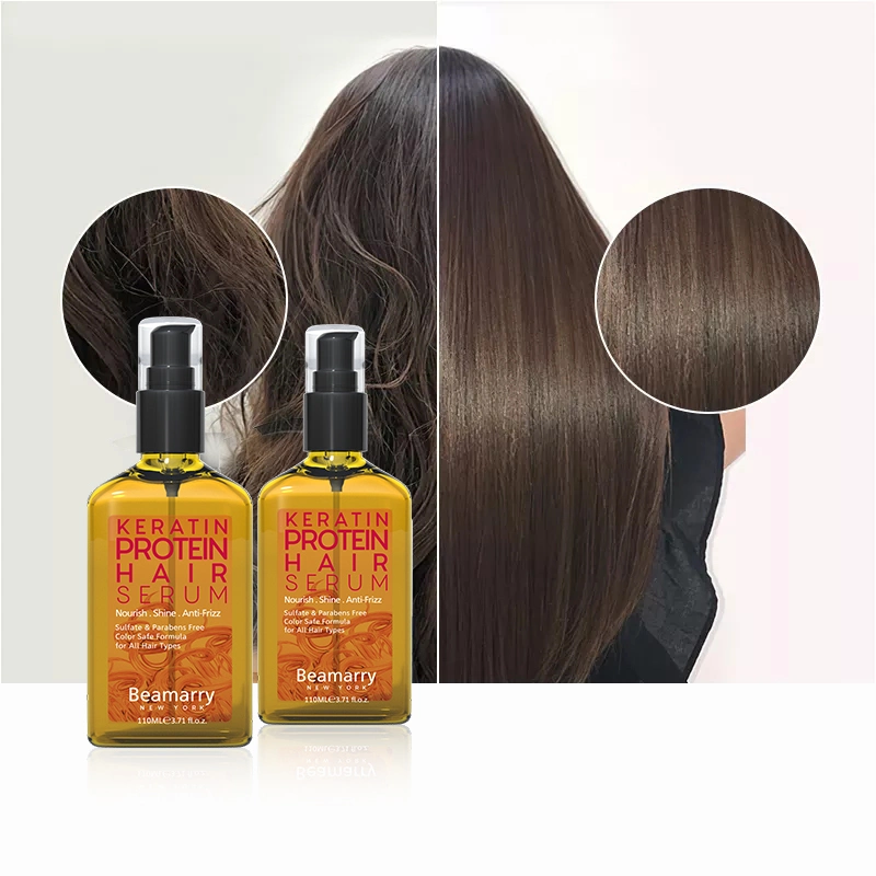 Factory Natural Organic Keratin Protein Hair Care Essential Oil Serum for Hair Smooth and Repairing Oil