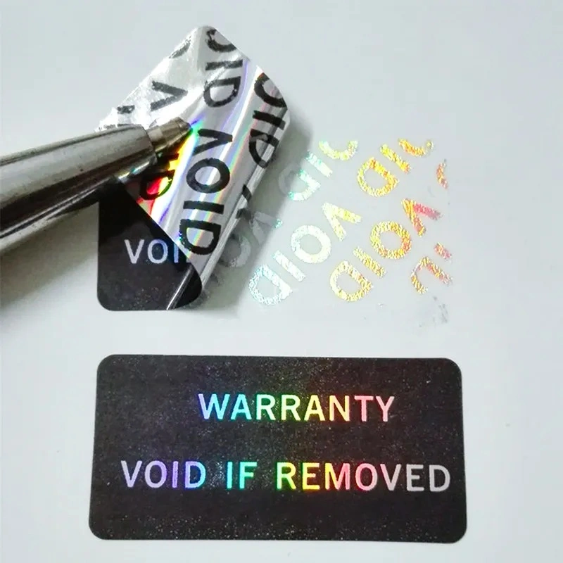 Manufacturer Tamper Resistant Evident Security Labels Anti Theft Tag Safety Seal Stickers on Products