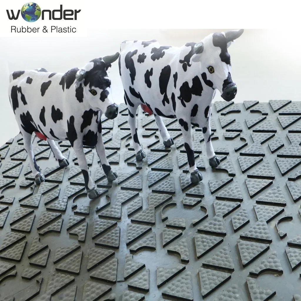 High quality/High cost performance Anti-Slip EPDM Gym Rubber Flooring Rolls Tiles Sports Equipment Rubber Mat Cow Rubber Mat Easy Clean Horse Mat