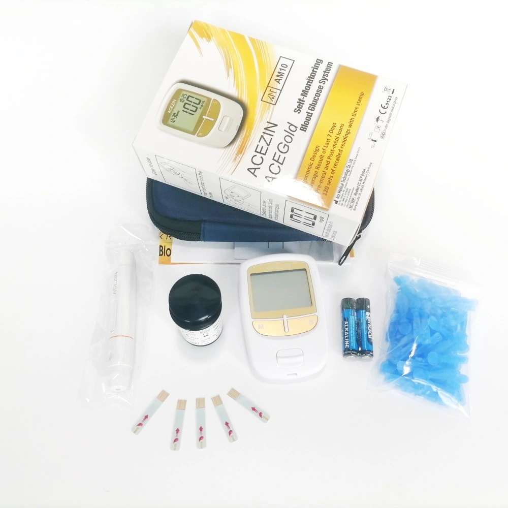 Großhandel Sicherheit Diabetes-Testgerät Digital Blutzucker-Messgerät-Kit