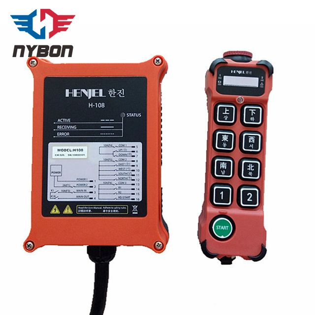 Henjel H208 Low or High Voltage Wireless Remote Control for Crane