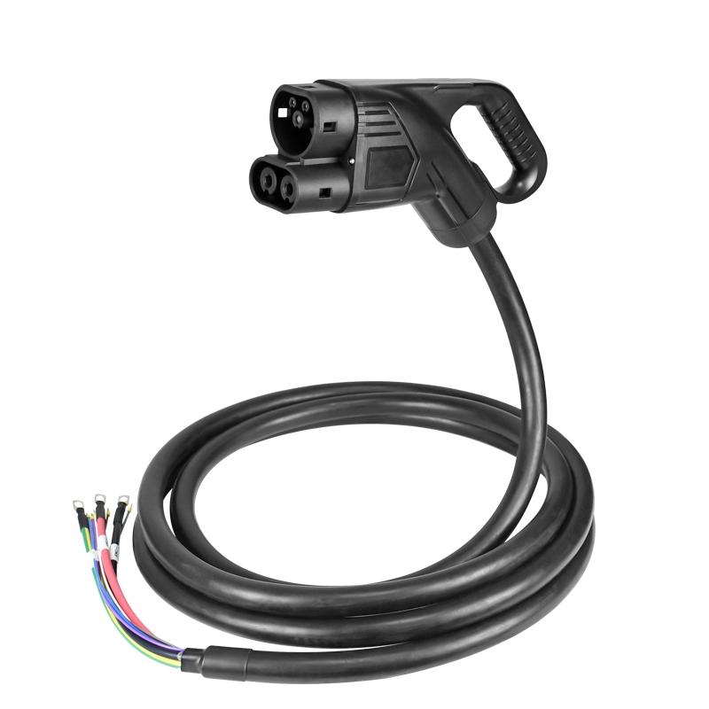 CCS2 EV el cable de carga 80A IEC DC Pila cargador rápido de la clavija de carga