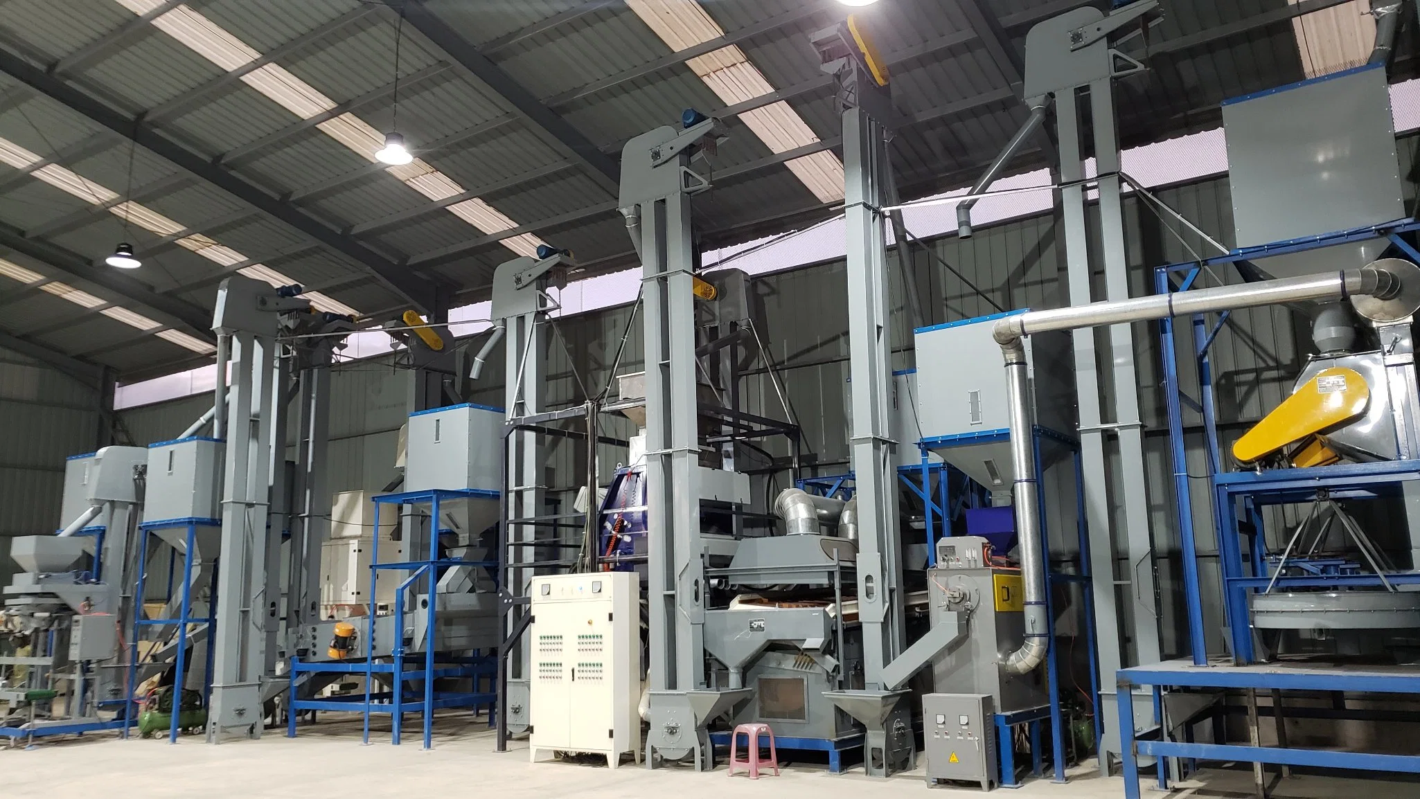 Sesame Mung Kidney Chickpea Grain Seed Bean Cleaning Processing Plant Machine