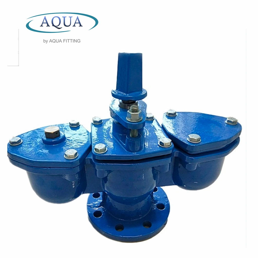 DIN Standard DN100 Pn16 Ductile Cast Iron Di Double Ball Air Release Valve for Water Use