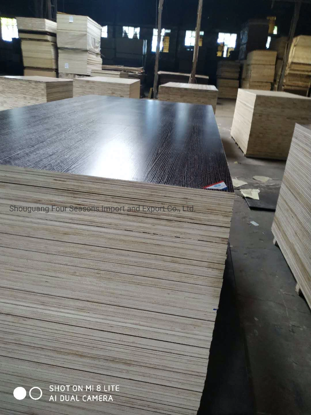 12mm Melamine Paper Faced High quality/High cost performance  Melamine MDF /Plywood for Cabinets Furniture