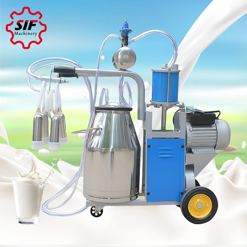 Pompe SIF portable pour la traite de deux cow Prix machine volaille Matériel agricole machines pour le bétail