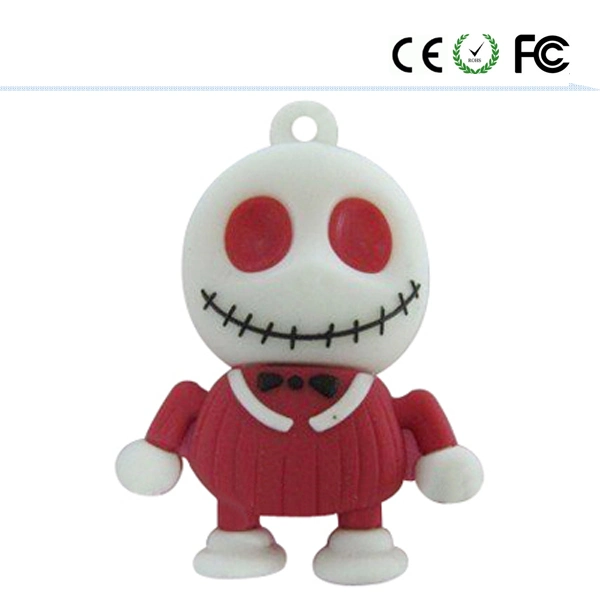 Promostional Customized PVC Material Halloween USB Flash Drive for Halloween Gift